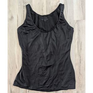 3/$20 Assets By Spanx Black Shaping Scoop Neck Tank Top, XL (B1)